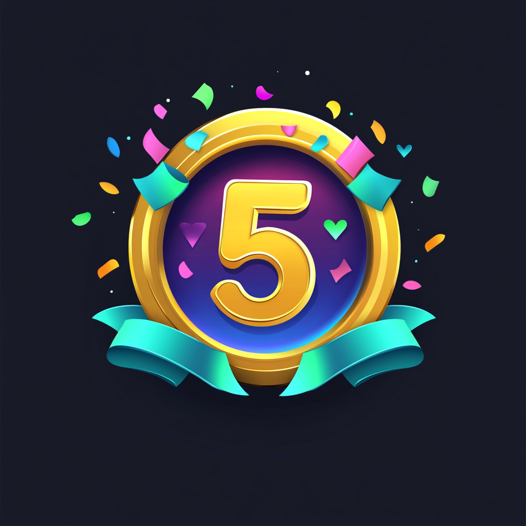 Jubiläums-Medaillon - 5 Jahre